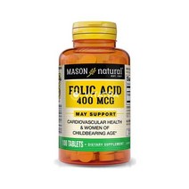 메이슨 내추럴 엽산 400mcg 100 태블릿