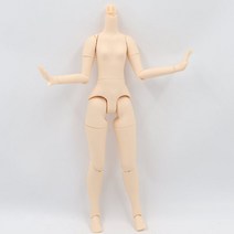 무속성 솜 아이돌인형 옷 장식 악세사리 소품 관절인형 body for ice dbs blyth 19 joint azone s pure neemo 16 bjd ob24 anime, 손으로 몸, 작은 가슴 흰색