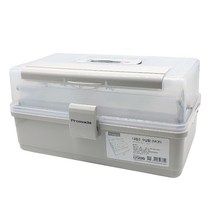 다용도멀티박스 콤비박스 나이스키트 교구 로봇 과학상자 박스 구급상자, NK35, 그레이