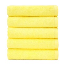 100%국내생산 타월톡톡 뱀부얀 호텔수건 150g 8장 세트 항균 여름 수건, 옐로우 8장