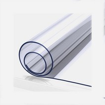 투명비닐천막 방풍 방한 방수천 단열 타포린 PVC 캐노피유리 테이블 매트 1mm PVC 투명 식탁보 방수 직사각, 01 Transparent_13 80x160cm