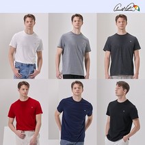 아놀드파마 24SS[아놀드파마] 코튼 반팔 라운드 티셔츠 6종 남성