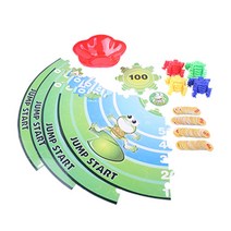 5살아이 개구리 멀리뛰기 쉬운보드게임 아이완구 학습교구 창의력 활동게임 EQ 놀이학습 IQ
