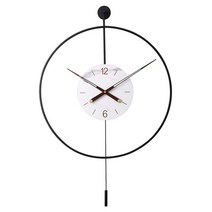 벽시계 벽걸이시계 거실벽시계 전자 인테리어시계 예쁜벽시계, 럭셔리 슬레이트 모델-대형