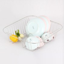 이동식 개수대 건조망 둥근 그릇건조대 물빠짐 주방 부엌 정리대 받침대, 씽크개수대(B형)