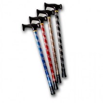 ISPING 등산 손잡이 지팡이 1단 T자 등산스틱 등산장비 #ShareBlue!@820468EA, 색상_검정