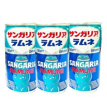 산가리아라무네 라무네탄산음료(캔)190gX3캔 산가리마라무네 라무네 탄산음료 라무네음료 라무네캔 소다맛, 상품선택, 쿠팡 본상품선택