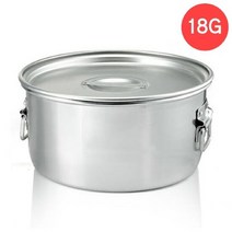 황제경금속 양은 소도아 낮은 식깡 육수통 18G, 단품, 1개