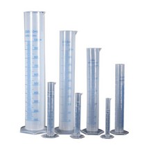 눈금 메스 실린더 플라스틱 플라스크 실험관 500mL 부피측정, 메스실린더500mL, 메스실린더500mL
