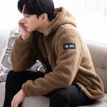 남여공용 뽀글이 양면 후리스 후드 집업 안감기모 플리스 점퍼 보아털 학생후리스 플리스