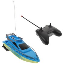 보트 장난감 Rc 스피드 원격 풀 배스 레이싱 컨트롤 전기 플로팅 빠른 물 해변 휴용, 01 White Blue