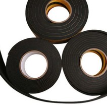 1개배송 EVA 단면 스폰지테이프 흑색 폭 15MM 두께1MM 단면폼테이프 스펀지테이프, 두께5mm
