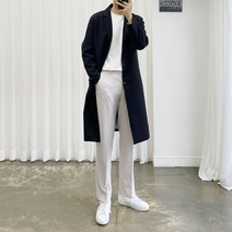 아도르클래식 3컬러 오버핏 싱글 커플 봄 가을 코트