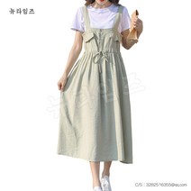 끈나시 원피스 여성 여름 루즈핏 캐주얼롱스커트 뉴타임즈 C11 B703C890