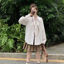 블링앤수 활용도 높은 여성 기본핏 일반카라 셔츠 KZZ117