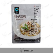 청정원 버섯크림 스파게티 소스, 8개, 250g