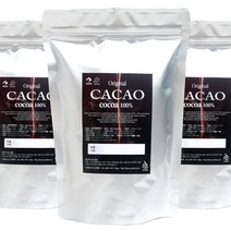 [바른씨새우장카카오] 더연두 코코아파우더 카카오 100% 300g, 3봉