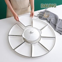 구절판 월남쌈 그릇 나눔접시, 사다리접시 8개 + 2단접시