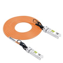 [화이트] 컬러 10G SFP DAC 케이블 시스코 SFPH10GBCU3M 쓰리엠 메라키 MACBLTA3M 쓰리엠 포티넷 슈퍼마이크로 넷기어 장치용 트위낵스 SFP 케이블, Orange