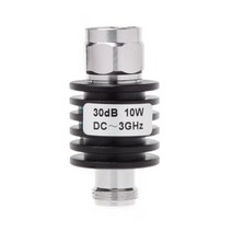 10W N 유형 DC-3GHZ 동축 고정 감쇠기 주파수 3GHz N 고정 커넥터, 은, 01 Silver