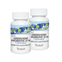 이노 그린키위 프로바이오틱-S19 유산균 60츄어블 2개