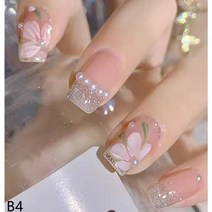 가린네일뷰티 네일팁 B C.D E시리즈 인조손톱 (24p 간편하게 붙이는 네일아트), B4, 1개