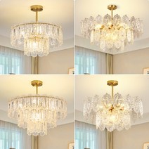 럭셔리 샹들리에 조명 크리스탈 거실 침실 주방 레스토랑, FP89017 40cm
