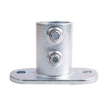 고퀄 파이프클램프 132 20A 26.9mm 실버 조인트 견고 무용접 선반 연결