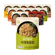 미트리 닭가슴살 볶음밥 스탠딩 250g 8종 혼합, 닭가슴살 볶음밥 스탠딩 8종혼합 16팩 (각2팩)