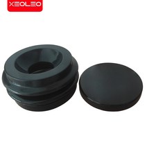 XEOLEO 커피 그라인더 블로우 호퍼 실리콘 에어 클린 파우더 직경 8cm 뚜껑 포함, [02] Black