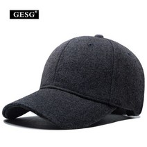 모직 모자 남성 플러스 벨벳 두꺼운 겨울 따뜻한 빅 헤드 라운드 야구 모자 가을과 겨울 대형 사이즈 오리 모자