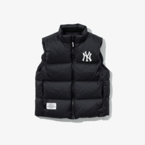 [뉴에라][키즈] 패딩 조끼 MLB 뉴욕 양키스 덕 다운 베스트 블랙(13947065)