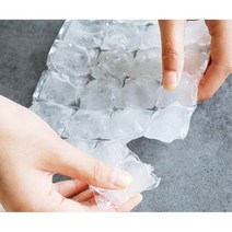 24칸 아이스 커피 얼음 비닐 틀 5개 캠핑 간마늘보관 아이스틀 비닐얼음 일회용얼음 비닐아이스트레이 얼음얼리기 얼음팩 카페 홈