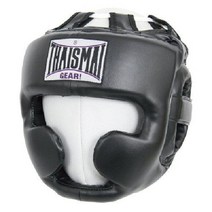 ISAMI 이사미 헤드기어 머리보호대 PU 복싱 스파링, 블랙