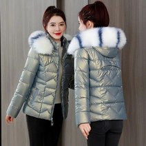 후드 숏 패딩 점퍼 여성 자켓 루즈핏 코트