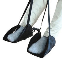 발받침대 기내 저가항공 이코노미석 발판 초경량, 파란색