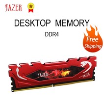 [해외]JAZER DDR4 Ram 16GB Memoria 3000MHz 4GB 8GB, 4GB 2666MHz 레드