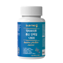 단백질보충제 닥터바이투 류신 단백질 12600 [600mg x 60정] 단백질 아미노산 비타민 보충 영양제 근육건강 갱년기영양제., 류신단백질 1병
