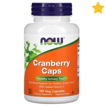 나우푸드 크랜베리 Cranberry Caps 100정, 1개, 기본