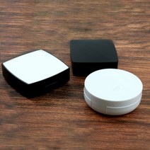 파운데이션 팩트용기 DIY 화장품 쿠션 공케이스_1P, 사각화이트, 1개
