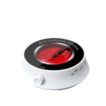 전기레인지 1구 하이라이트 전기 렌지 800W 도자기 스토브 차 소형 가정용 조용한 물 난방 보일러 다기능, white+CN