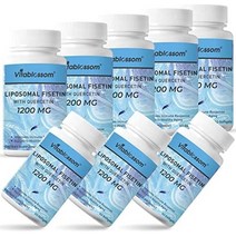 Vitablosom 리포솜 피세틴 1000mg 퀘르세틴 200mg 60캡슐, 60개(6개들이)