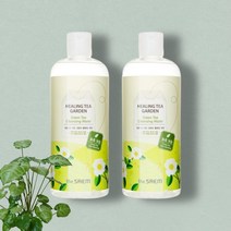 1+1 더샘 힐링티가든 클렌징 워터 500ml+500ml 원스텝 노워시 클렌징워터, 그린티 500ml+500ml