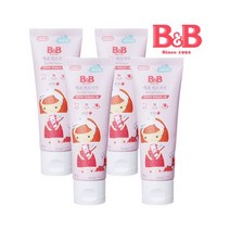 비앤비 에코키즈치약 딸기맛, 80g x 4개