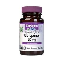 Bluebonnet Nutrition Cellular Active CoQ10 Ubiquinol 50 mg 채식주의자 소프트젤 세포 카네카의 우비퀴놀 NonGMO 글루텐 프리 콩 우, 30 Count (Pack of 1)