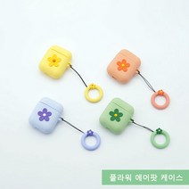 큐빅스토어 플라워 에어팟 케이스, 그린