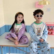아동 유아 봄 야미젤리곰 상하복 세트