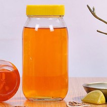 뉴마켓 유리병 꿀병 1000 24개 (약 지름8.6cm 높이17.3cm 마개6.8cm), 700ml