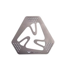 버너스탠드 캠핑용 twtopse 카세트 스토브 스탠드 스노우 피크 gs-600 trangia25 27 피크닉 캠핑 티타늄 스탠드 초경량 가스 스토브 액세서리, 노란색