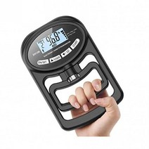 Hand Dynamometer Grip Strength Trainer - Electronic Tester Strengthener Exerciser Meter Digital Trai, Black